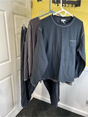 Jockey Black and grey pajamas set